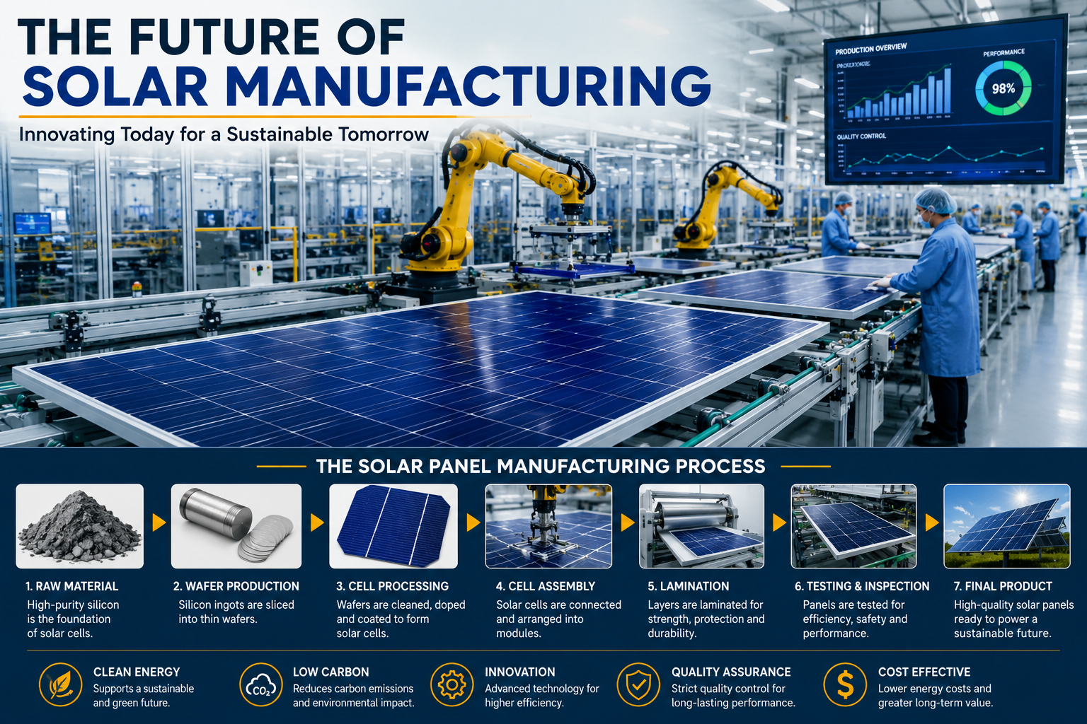 The Future of Solar Manufacturing: Powering a Greener Tomorrow